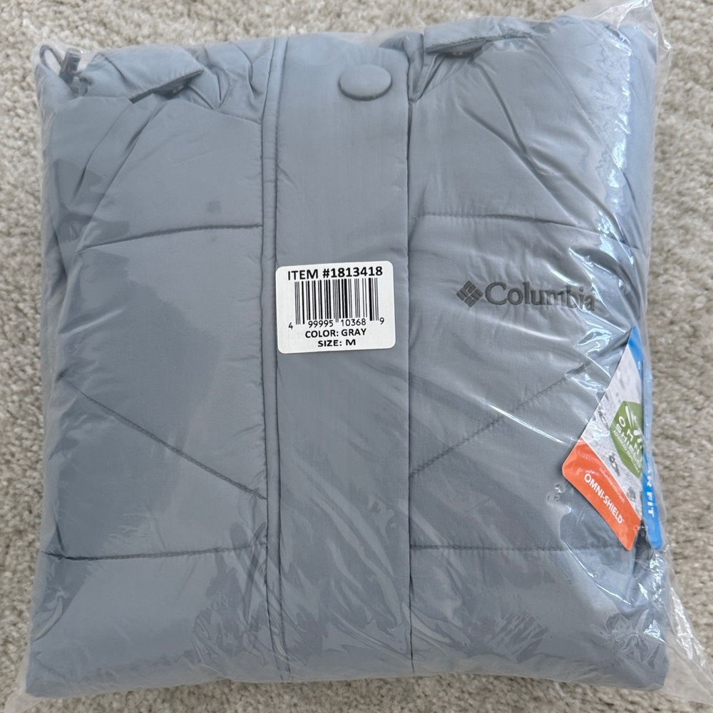 Columbia Ladies Mapleton Pass Jacket - Medium - Grey Gunmetal- NWT